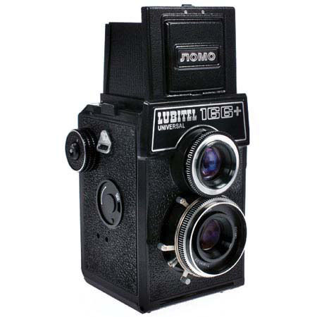 Lomographic Lubitel 166+ Twin Lens Reflex Medium Format Camera with 35mm Conversion Kit image