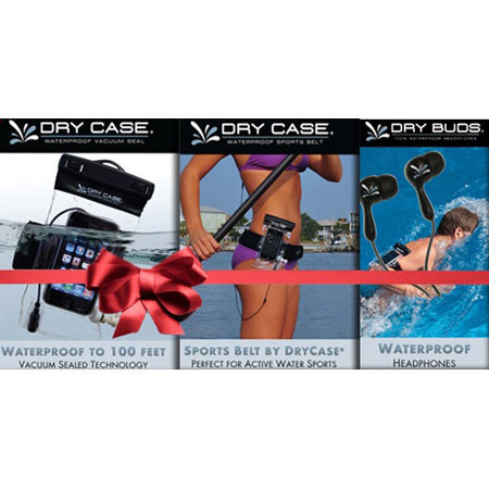 DryCASE and DryBUDS Combo Pack with Waterproof Phone, Camera and Music Player Case and Waterproof Earphones