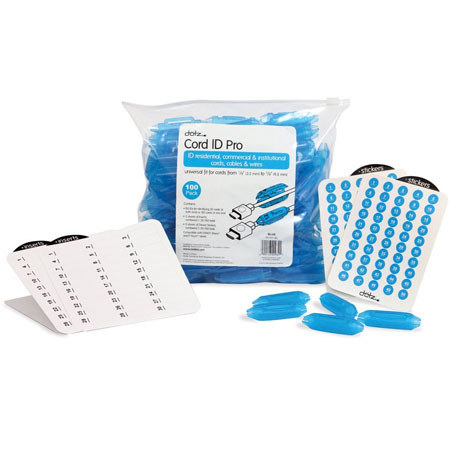 UPC 090146009821 product image for Dotz Cord ID Pro, 100 ct. Bag, Blue | upcitemdb.com