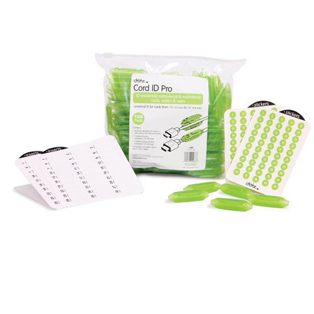 UPC 090146009838 product image for Dotz Cord ID Pro, 100 ct. Bag, Lime | upcitemdb.com