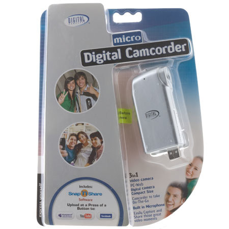 Digital Concepts Digital Camcorder with Built in Microphone - Silver image