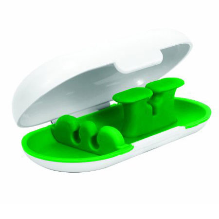 UPC 090146909787 product image for Dotz Earbud Case for Cord and Cable Management, Emerald | upcitemdb.com