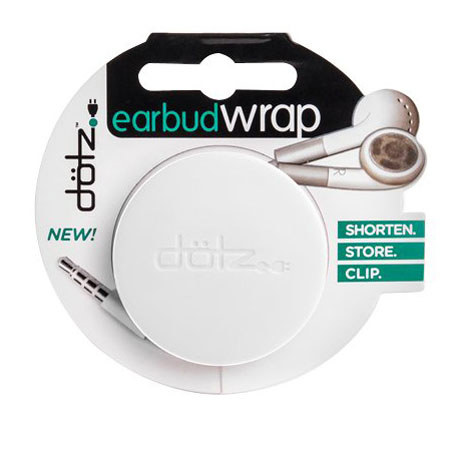 UPC 846993503735 product image for Dotz Earbud Wrap for Cord and Cable Management, White | upcitemdb.com