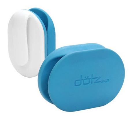 UPC 090146129772 product image for Dotz Flex Earbud Wrap for Cord and Cable Management, Cyan | upcitemdb.com