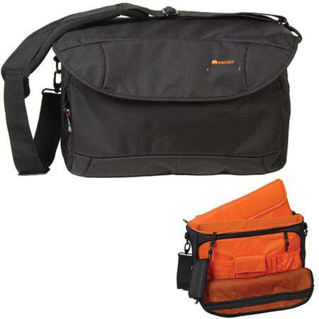 Delsey ODC35, Large Shoulder Digital SLR or PRO 35mm Camera Bag, Black image