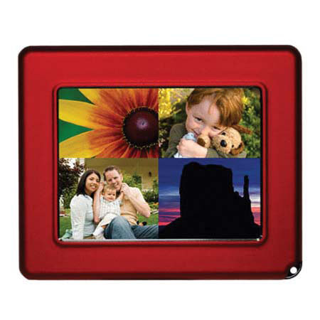 Digital Foci Pocket Album OLED - Portable Digital 2.8" Viewer, Red image