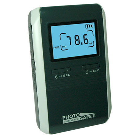 Digital Foci Photo Safe II, 500 GB Portable Picture Storage Hard Drive with Card Reader, USB Interface - Midnight Blue image