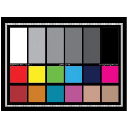 Digital Image Flow DGK Color Tools Multifunction Color Chart with White Balance and Exposure Tools
