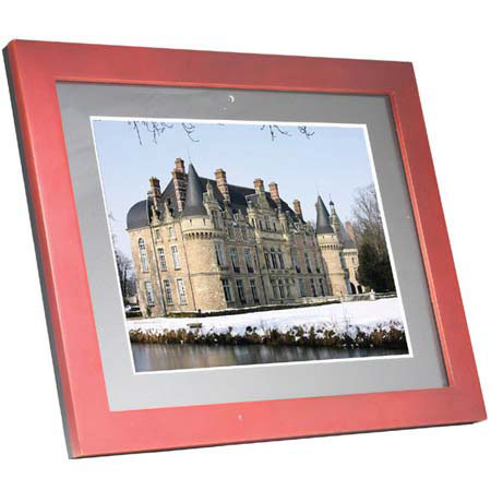 Tricod 15" Digital Photo Frame with Remote Control, Rosewood image