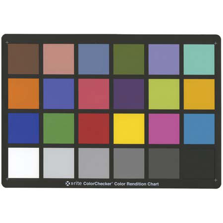 X-Rite Color Checker Exposure Aid, 8-1/2" x 11" image
