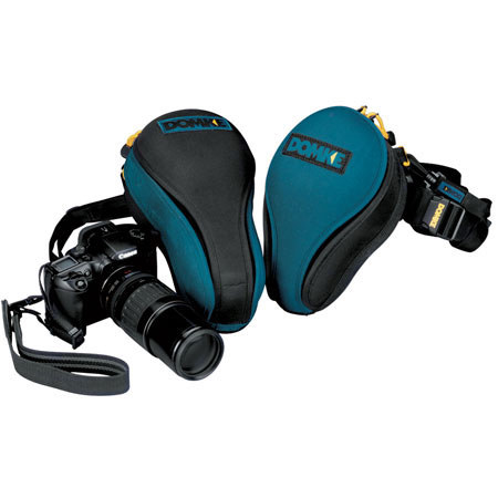 Domke Duckhead 20, Holster Style Hard Shell Camera Case, Black with Lagoon Trim. image