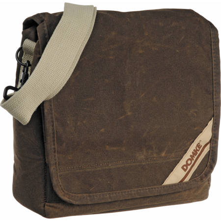 DOMKE F-5XZ Large Shoulder / Belt Canvas Camera Bag, Brown Waxwear Coated image