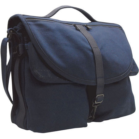 Domke F-802 Reporter's Satchel Camera Bag, Canvas, Navy. image