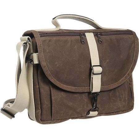 Domke F-803 Camera Satchel Bag, Canvas, Brown Waxwear image