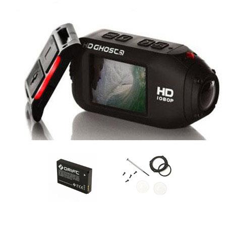 Drift Innovation Drift Innovation HD Ghost Action Camcorder - Bundle - with Lens Replacement Kit, and Spare Battery,Micro SD Card