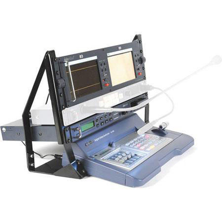 Datavideo SE-500 Live Production Switcher Studio Kit, Dual 7" LCD Monitors, Interchangeable 250GB HDD