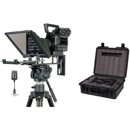 Datavideo TP300 PK Teleprompter Kit with Hard Case for Android and Apple Tablets, 9.84' (3m) Reading Range
