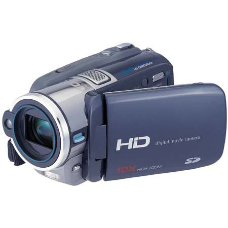 DXG USA DXG-595V, High Definition 5.0 Megapixel Digital Video Camera with 5x Optical Zoom &amp; 3" TFT Screen, Black image