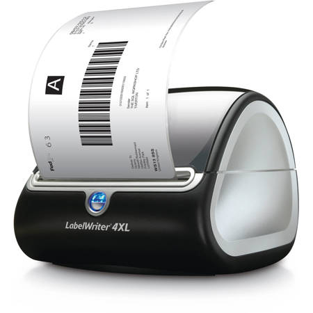 Dymo 1755120 LabelWriter 4XL Direct Thermal Label Printer, Monochrome, Up to 192 inch/min, 300 dpi x 300 dpi, USB, Black image