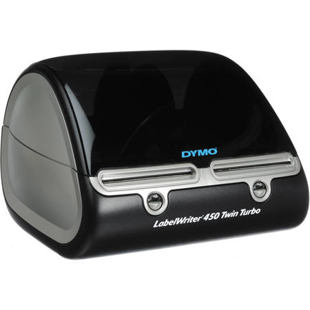 Dymo LabelWriter 450 Twin Turbo Label Printer with 600 x 300 dpi Resolution for Windows XP/Vista or Mac OS image