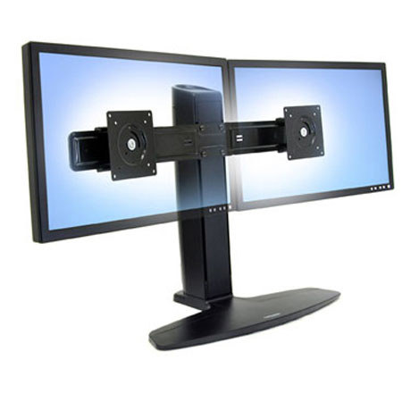 Ergotron Neo-Flex Dual LCD Lift Stand, 360deg. P/L Rotation, 5