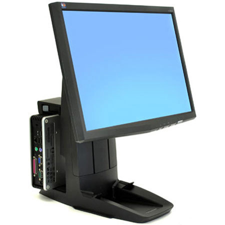 Ergotron Neo-Flex All-In-One SC Lift Stand with Secure Clamp CPU Holder