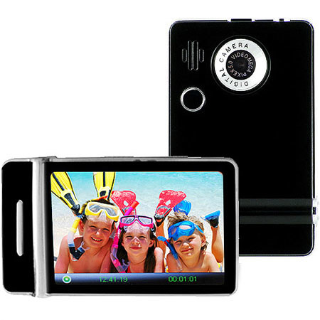 Ematic 3 inch Touch Screen Color MP3 Video Player, 8 GB, with Built-In 5 MP Digital Camera with Video Recording, FM Radio and Speaker - Black image