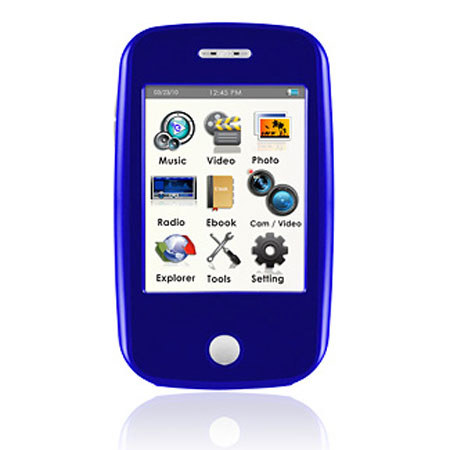 Ematic 8GB MP3 Video Player with 3" Touch Screen, 5MP Digital Video Camera/Recorder, Black