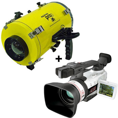 Equinox Pro 8 Underwater Housing Kit, with Canon GL2 3 CCD Mini DV Camcorder image