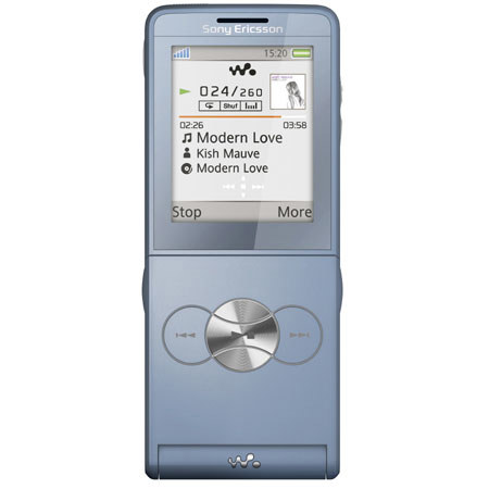 Sony Ericsson W350A Unlocked Walkman Cellular Phone with 1.3 Megapixel Camera, GSM Technology, Blue image