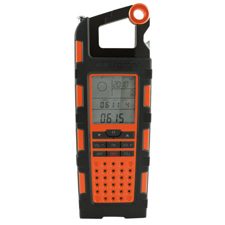 UPC 750254805219 product image for Eton Raptor Solar USB Charger and Weatherband Radio, Orange | upcitemdb.com