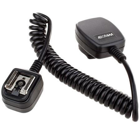 Adorama Off-Camera eTTL2 Coiled Flash Cord (extends to 3') for All Canon EOS Cameras - Heavy Duty Version image
