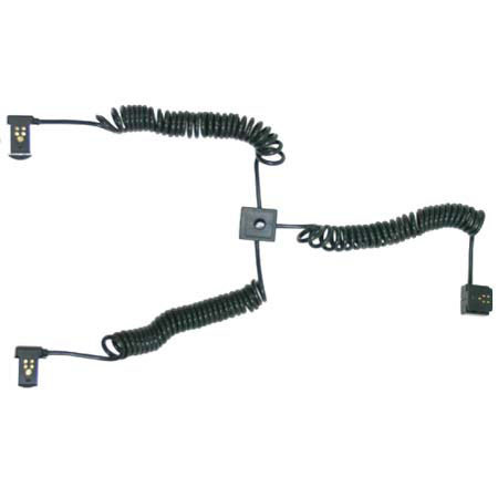 Adorama Dual Off-Camera TTL Flash Sync Cord for Sony Alpha Cameras image