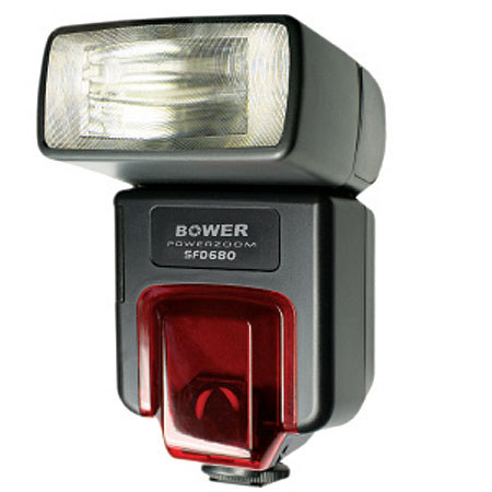 Bower Dedicated Digital Auto Focus Power Zoom Bounce/Swivel Flash for Nikon Cameras, Guide Number 139 image