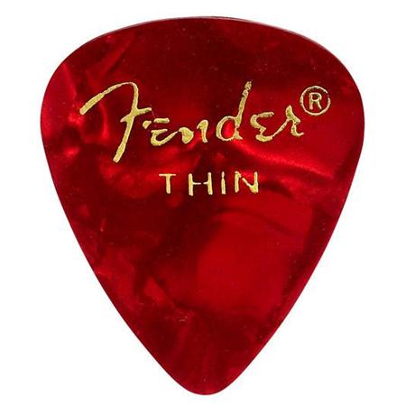 UPC 717669134150 product image for 351 Shape Premium Picks, Thin, Red Moto, 12 Count | upcitemdb.com