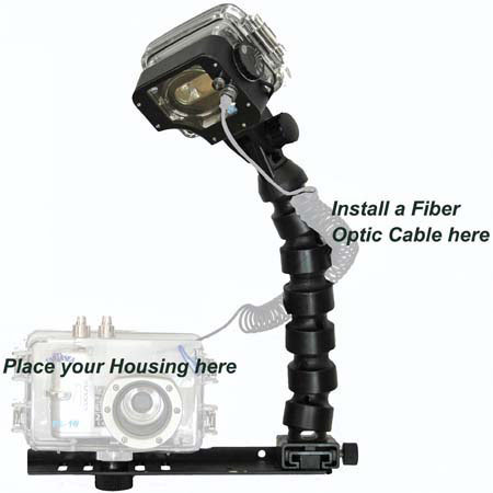 Fantasea Single Nano Strobe Set, with Tray, Arm &amp; Nano Flash image