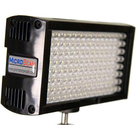 FloLight Microbeam 128, Ultra Bright 5600K LED On-Camera Video Light, with Sony NP Battery Mount - Black image