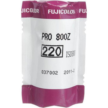 Fujifilm Fujicolor Pro 800Z Color Negative Film, ISO 800, 220 Size USA image
