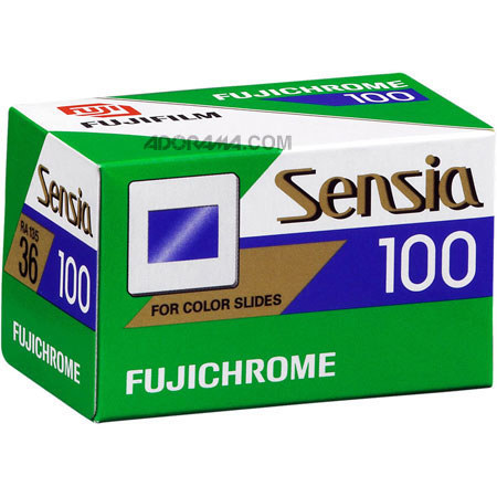 Fujifilm Fujichrome Sensia RA 100 Color Slide Film ISO 100, 35mm Size, 36 Exposure, Transparency image