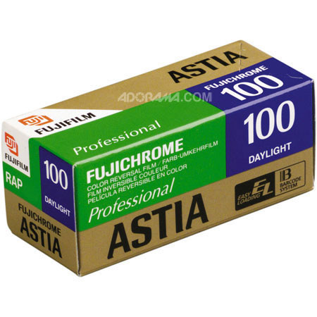 Fujifilm Fujichrome Astia RAP 100F Color Slide Film ISO 100, 220 Size, Transparency image