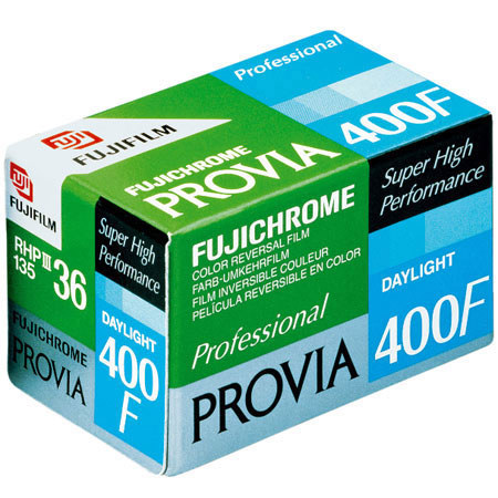 Fujifilm Fujichrome Provia 400F Professional (RHPIII), Color Slide Film, ISO 400, 35mm Size, 36 Exposure, RHP-36, Transparency image