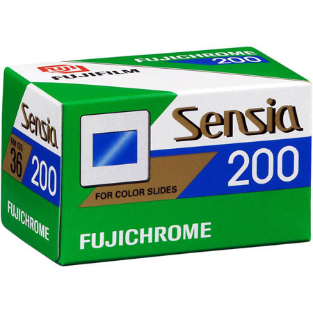 Fujifilm Fujichrome Sensia RM 200 Color Slide Film ISO 200, 35mm Size, 36 Exposure, RM-36, Transparency image