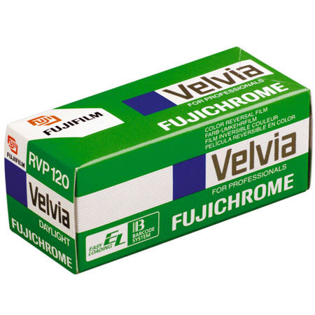 Fujifilm Fujichrome Velvia RVP 50 Color Slide Film, ISO 50, 120 Size, Transparency, U.S.A. image