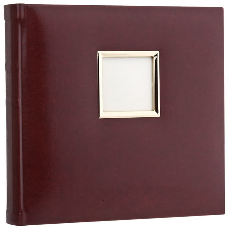 Flashpoint Professional Pocket Proof Album, Post Bound Ultra Clear Sheets, with Metal Window, Holds 240 5x7" Photos 2-Up, Color: Burgundy.