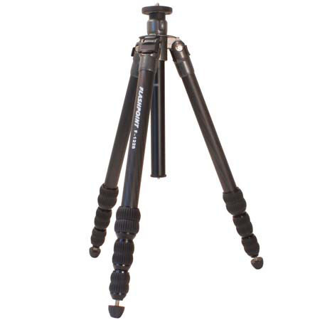 Flashpoint F-1228 Carbon Fiber Tripod, 4 Section Leg Set, Supports 17.6 lbs., Maximum Height 60&quot;. image