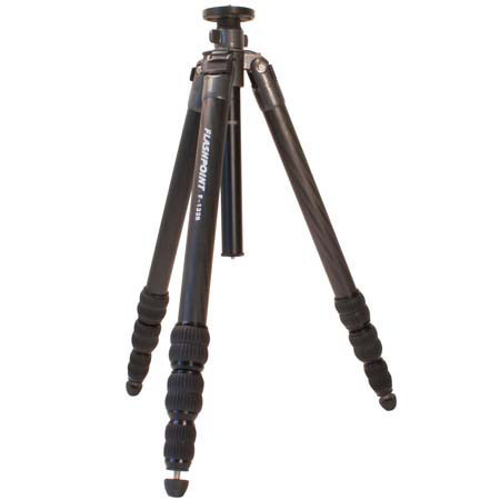 Flashpoint F-1328 Carbon Fiber Tripod, 4 Section Leg Set, Supports 24.2 lbs., Maximum Height 63". image