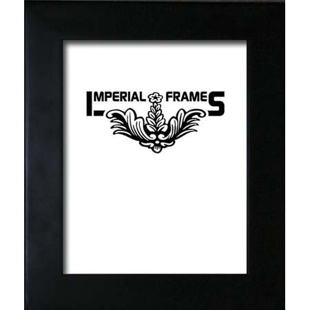 Imperial Frames, Wood Picture Frame for a 20" x 24" Photograph, Moulding Size 1.5" Wide &amp; .75" Thick, Color: Black image