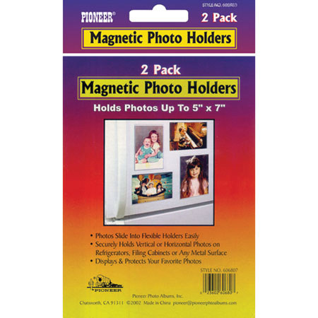 Pioneer Freez-A-Frame, Magnetic 5&quot; x 7&quot; Photo Frame, 2 Pack image