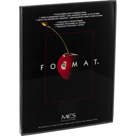 MCS Plastic Format Frame for a 11" x 14" Photograph, Color; Black image