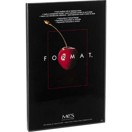 MCS Plastic Format Frame for a 11" x 17" Photograph, Color; Black image